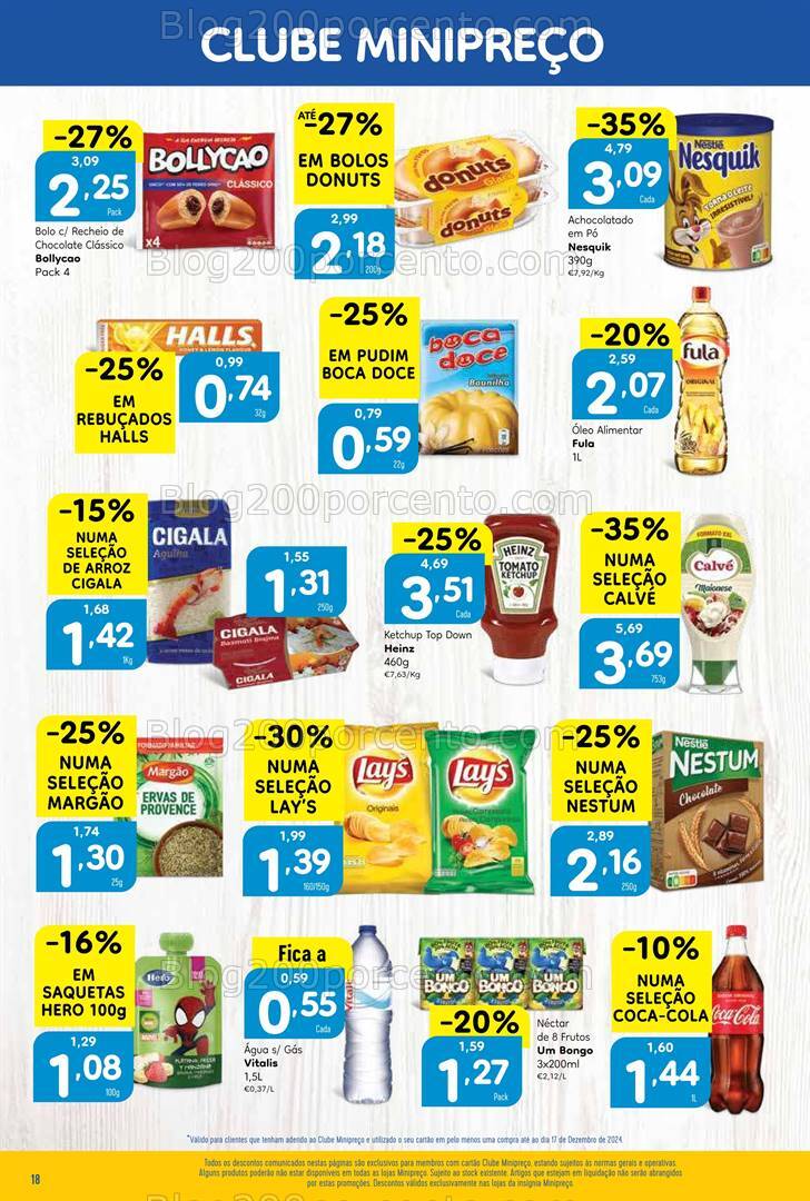Antevisão Folheto MINIPREÇO Promoções de 19 a 25 dezembro