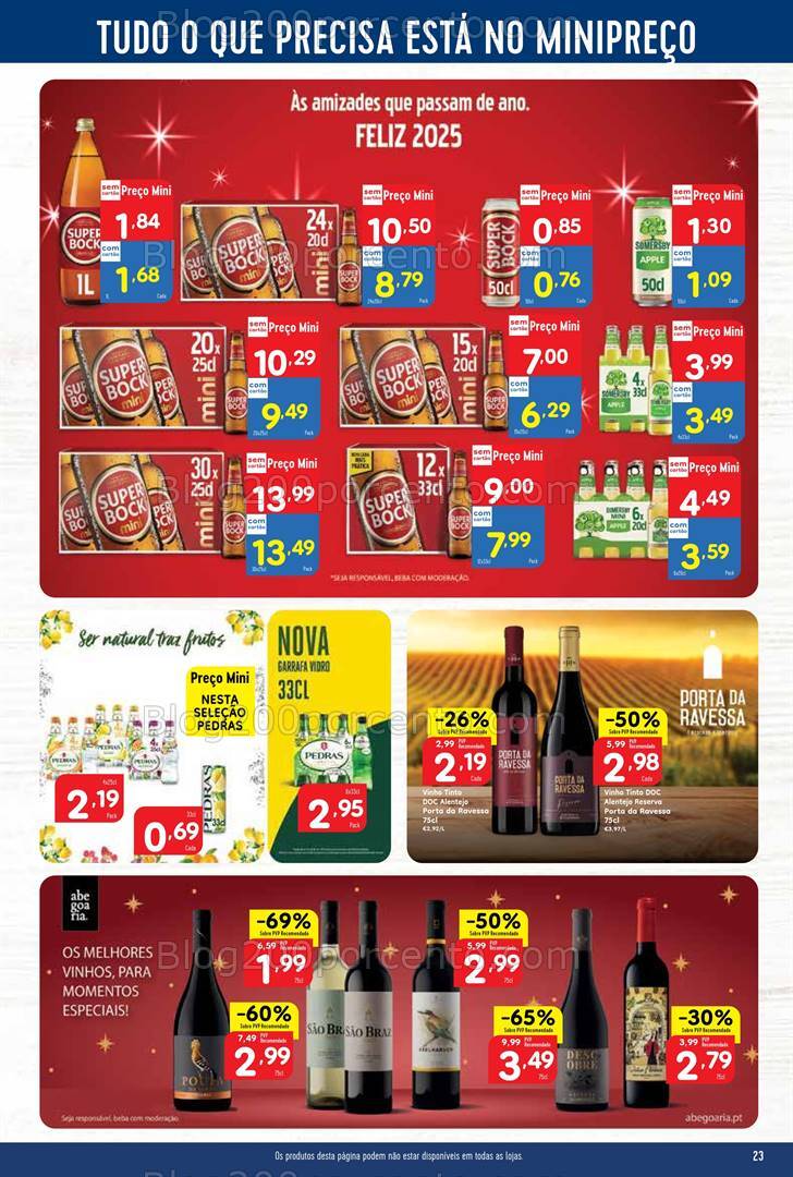 Antevisão Folheto MINIPREÇO Promoções de 19 a 25 dezembro