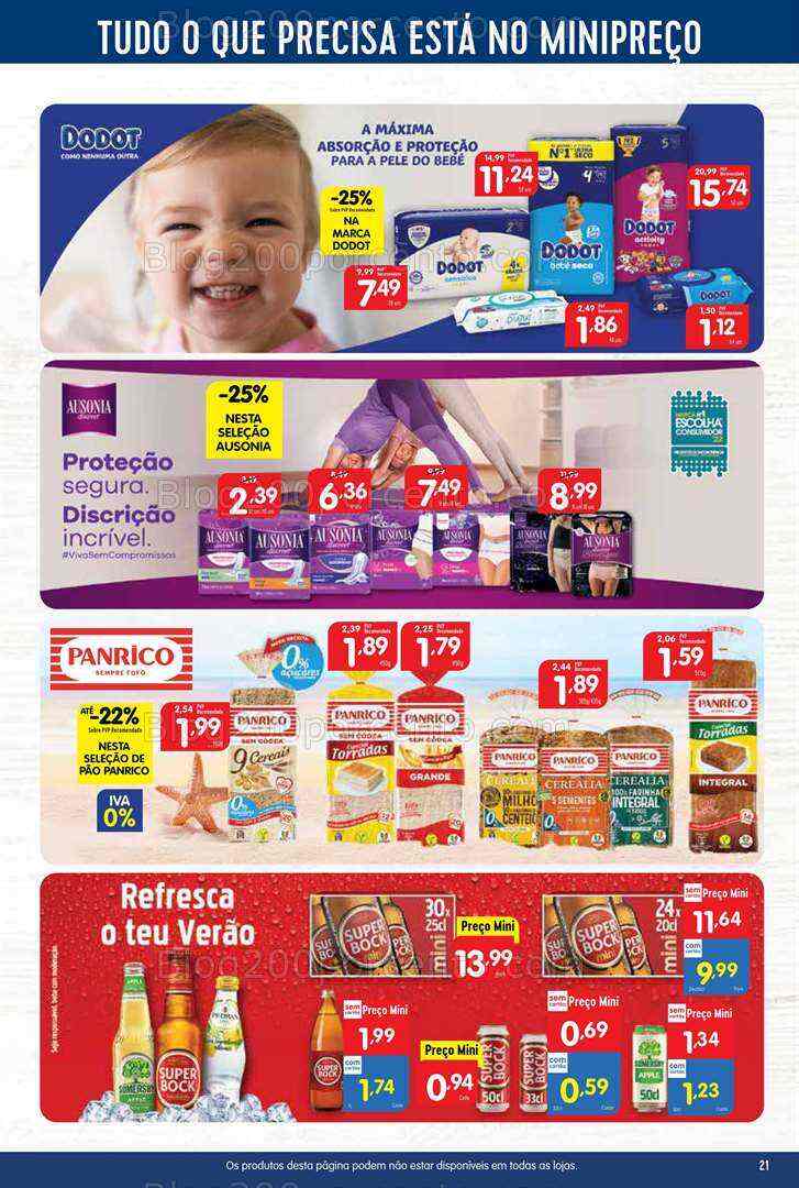 Antevisão Folheto MINIPREÇO Promoções de 20 a 26 julho