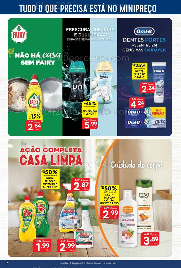Antevisão Folheto MINIPREÇO Promoções de 20 a 26 março