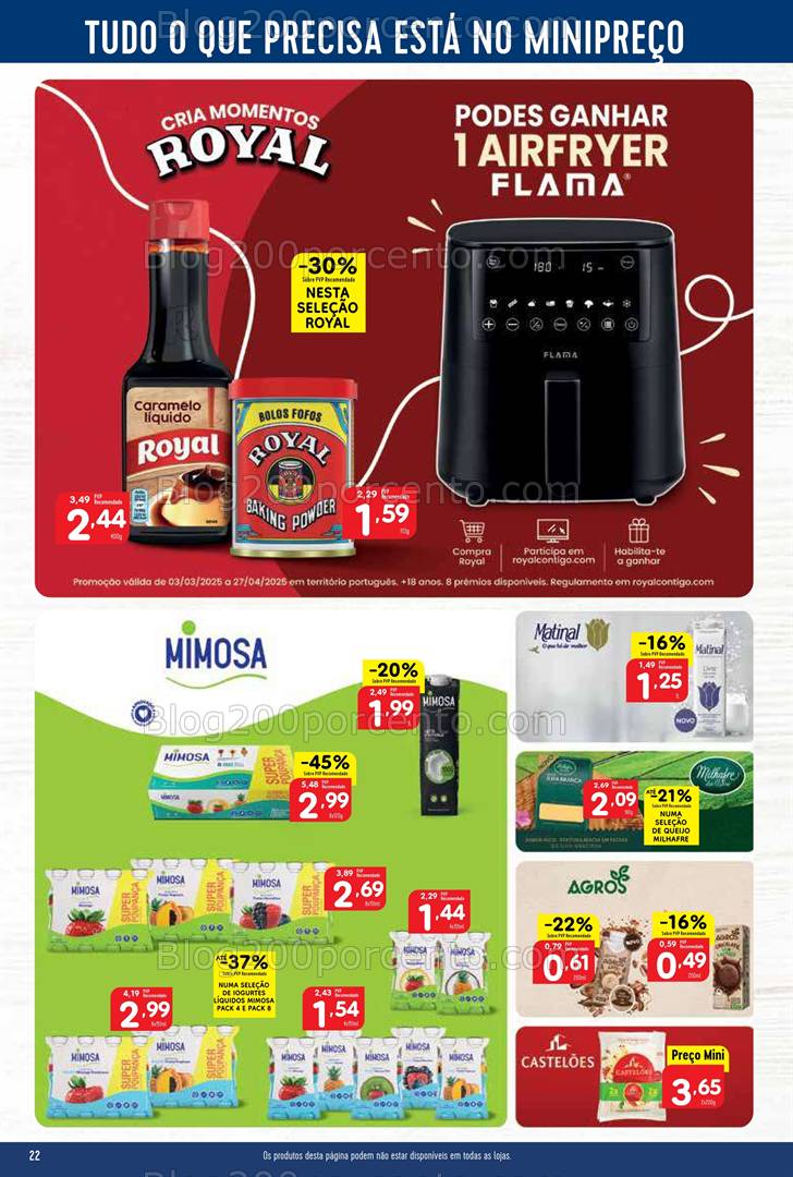 Antevisão Folheto MINIPREÇO Promoções de 20 a 26 março