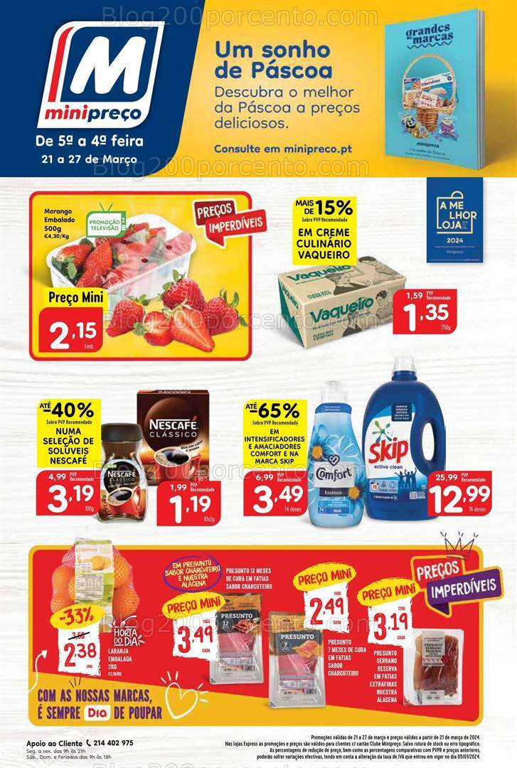 Antevisão Folheto MINIPREÇO Promoções de 21 a 27 março