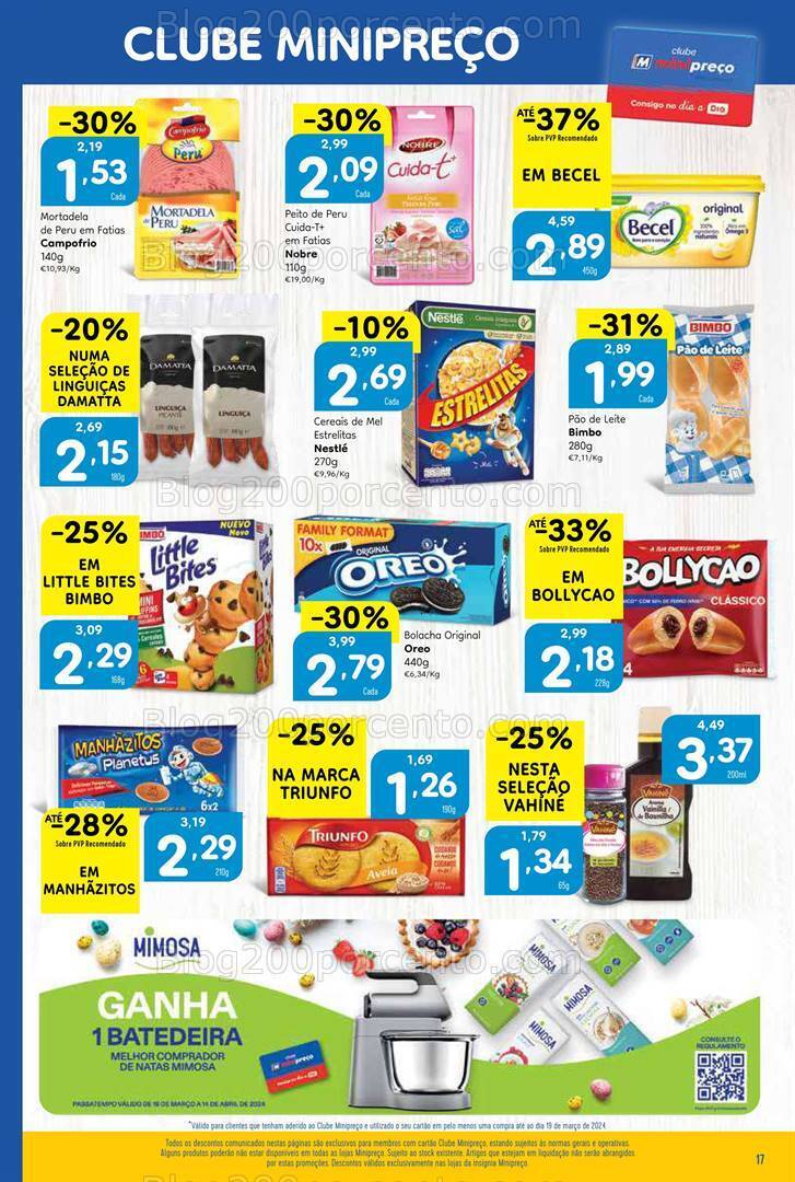 Antevisão Folheto MINIPREÇO Promoções de 21 a 27 março