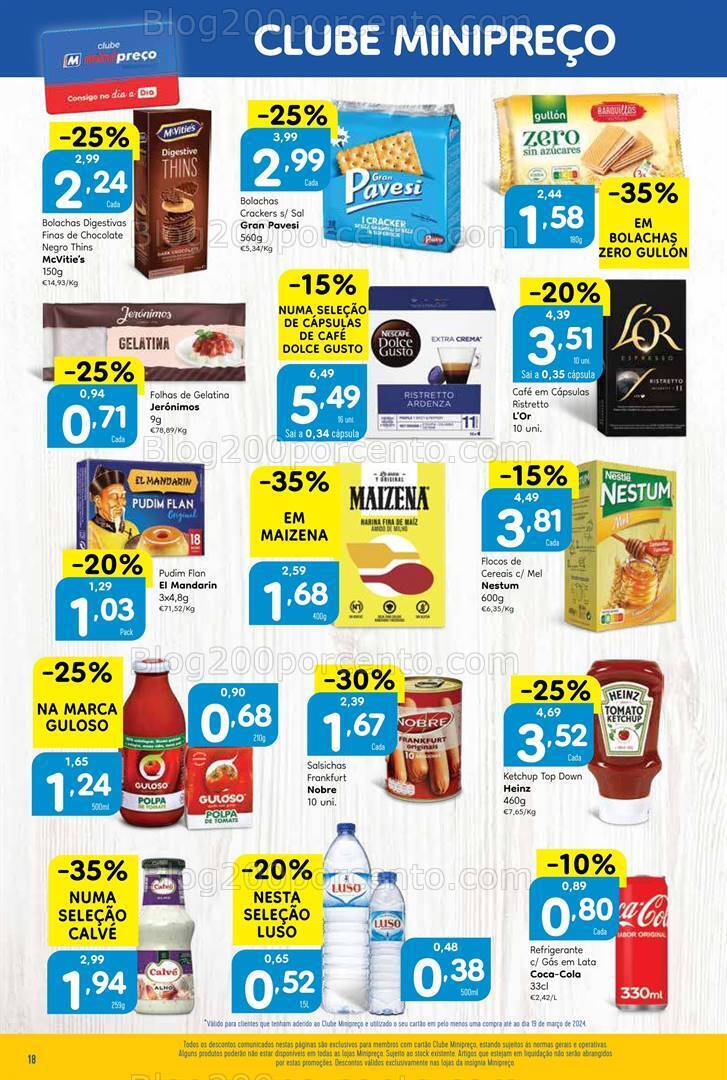 Antevisão Folheto MINIPREÇO Promoções de 21 a 27 março