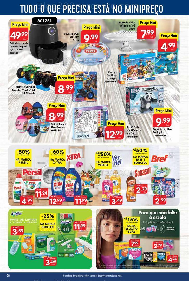 Antevisão Folheto MINIPREÇO Promoções de 21 a 27 março
