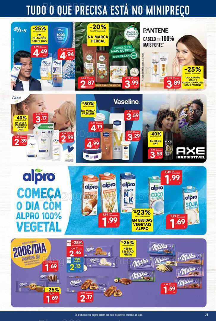 Antevisão Folheto MINIPREÇO Promoções de 21 a 27 março