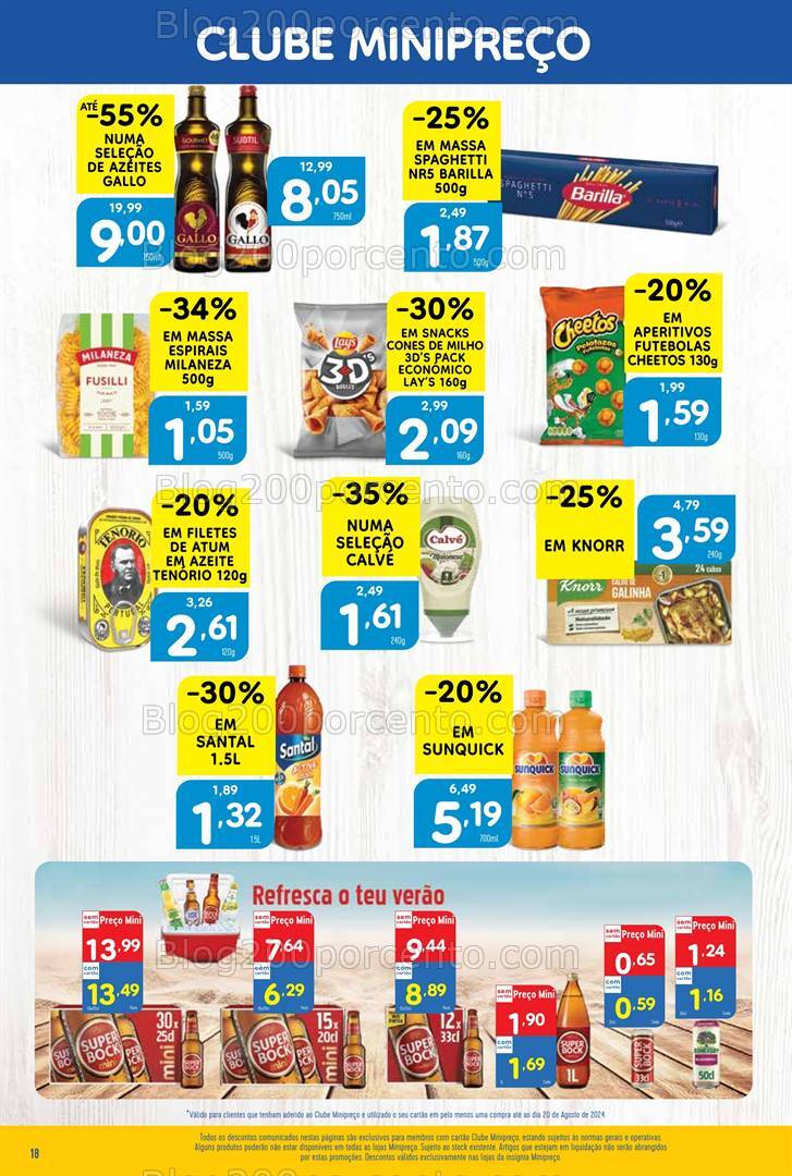 Antevisão Folheto MINIPREÇO Promoções de 22 a 28 agosto