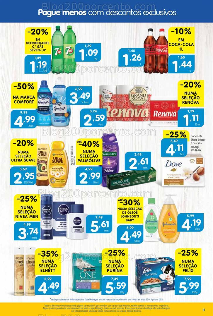 Antevisão Folheto MINIPREÇO Promoções de 22 a 28 agosto