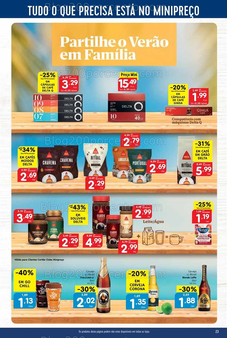 Antevisão Folheto MINIPREÇO Promoções de 22 a 28 agosto