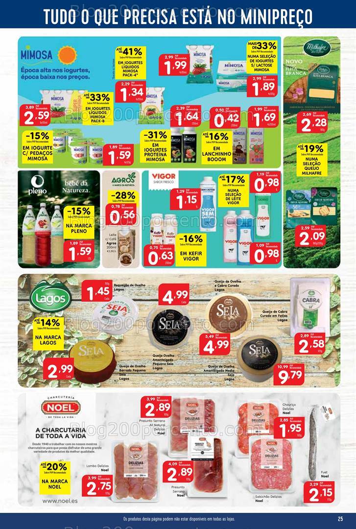 Antevisão Folheto MINIPREÇO Promoções de 22 a 28 agosto