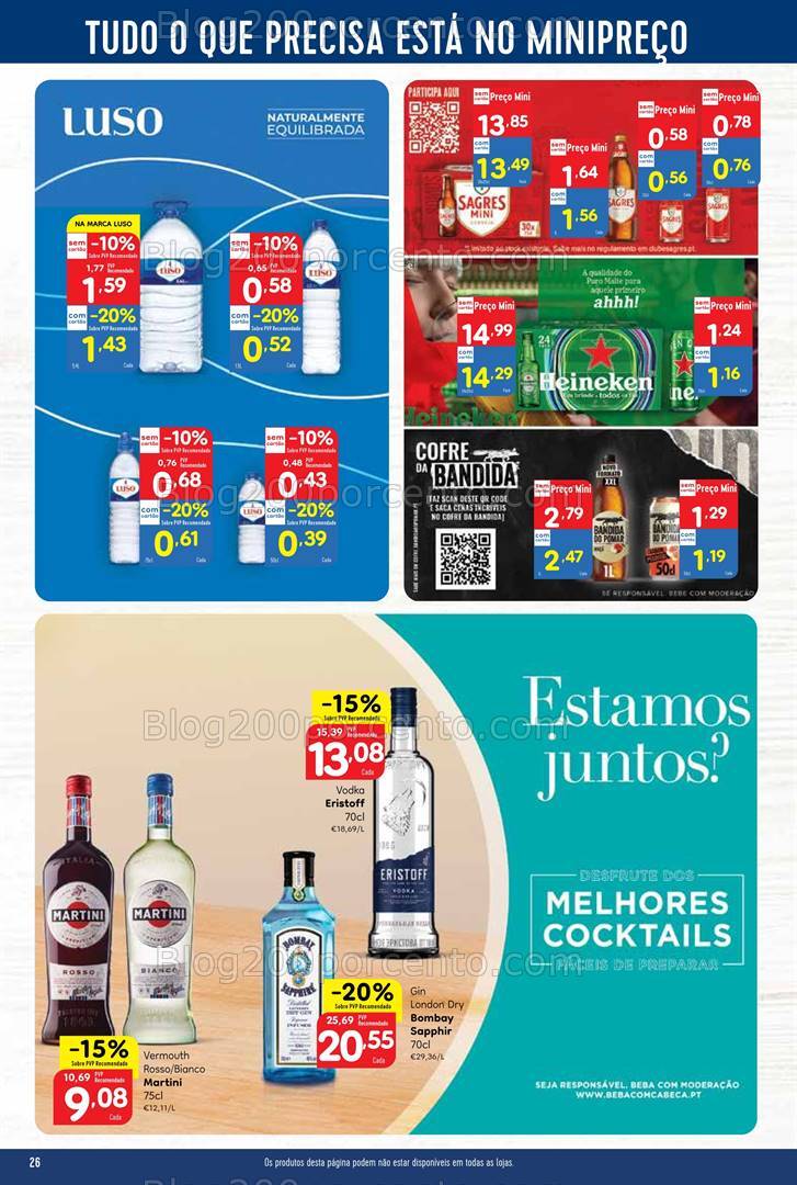 Antevisão Folheto MINIPREÇO Promoções de 22 a 28 agosto