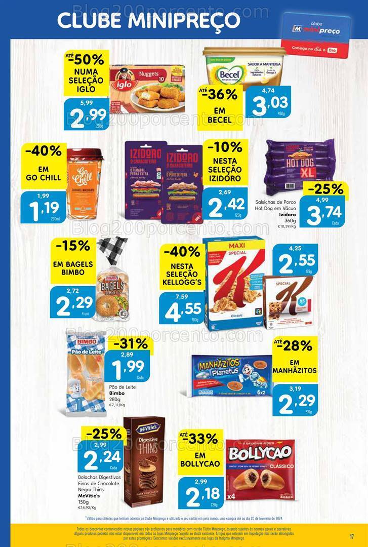 Antevisão Folheto MINIPREÇO Promoções de 22 a 28 fevereiro