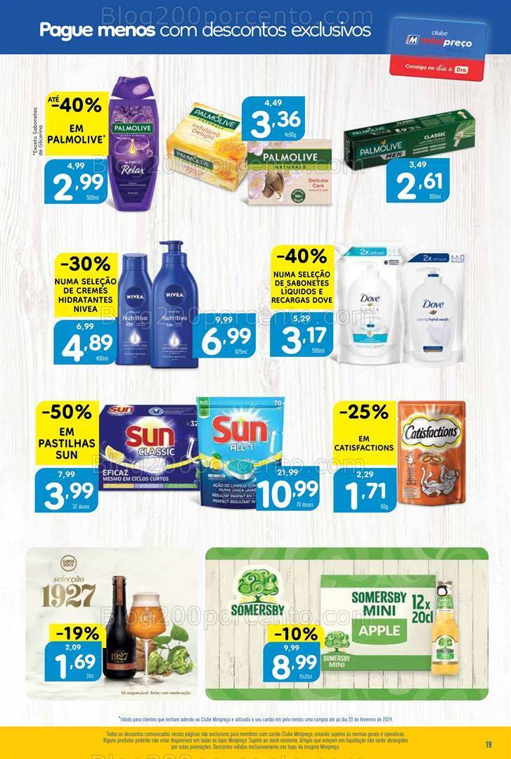 Antevisão Folheto MINIPREÇO Promoções de 22 a 28 fevereiro