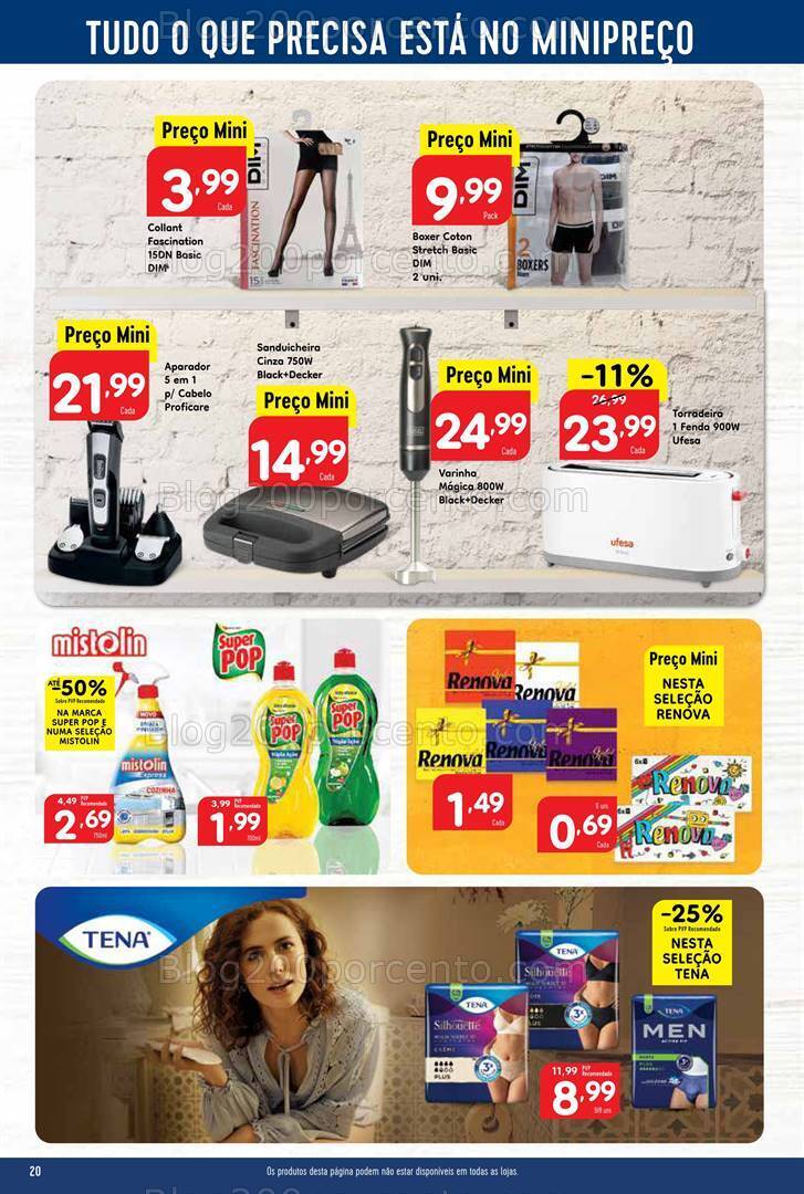 Antevisão Folheto MINIPREÇO Promoções de 22 a 28 fevereiro