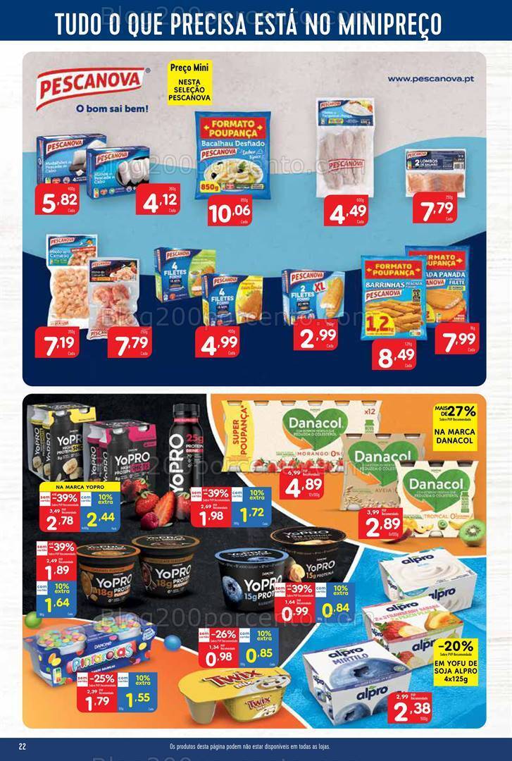 Antevisão Folheto MINIPREÇO Promoções de 22 a 28 fevereiro