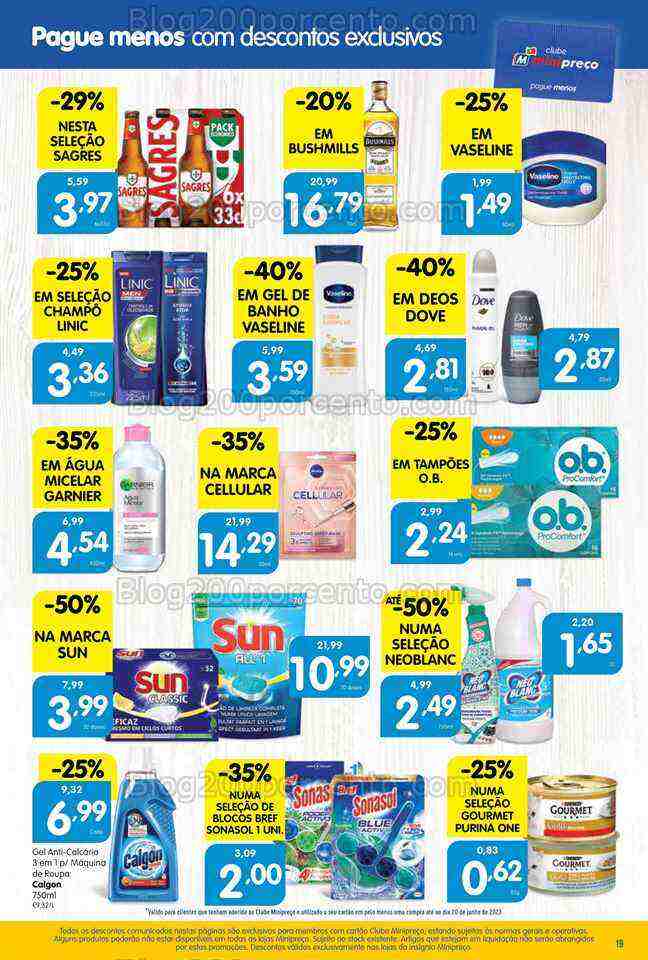 Antevisão Folheto MINIPREÇO Promoções de 22 a 28 junho