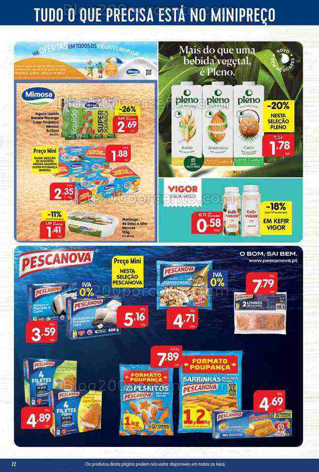 Antevisão Folheto MINIPREÇO Promoções de 22 a 28 junho