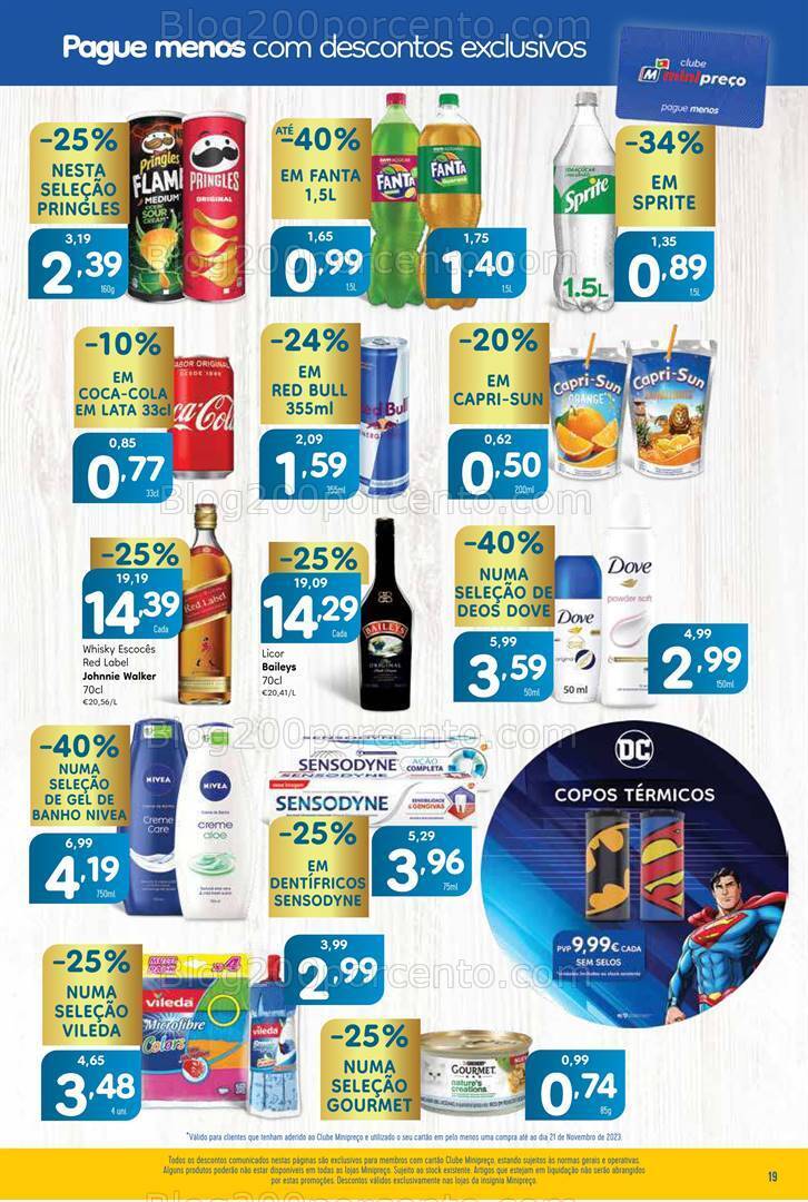 Antevisão Folheto MINIPREÇO Promoções de 23 a 29 novembro