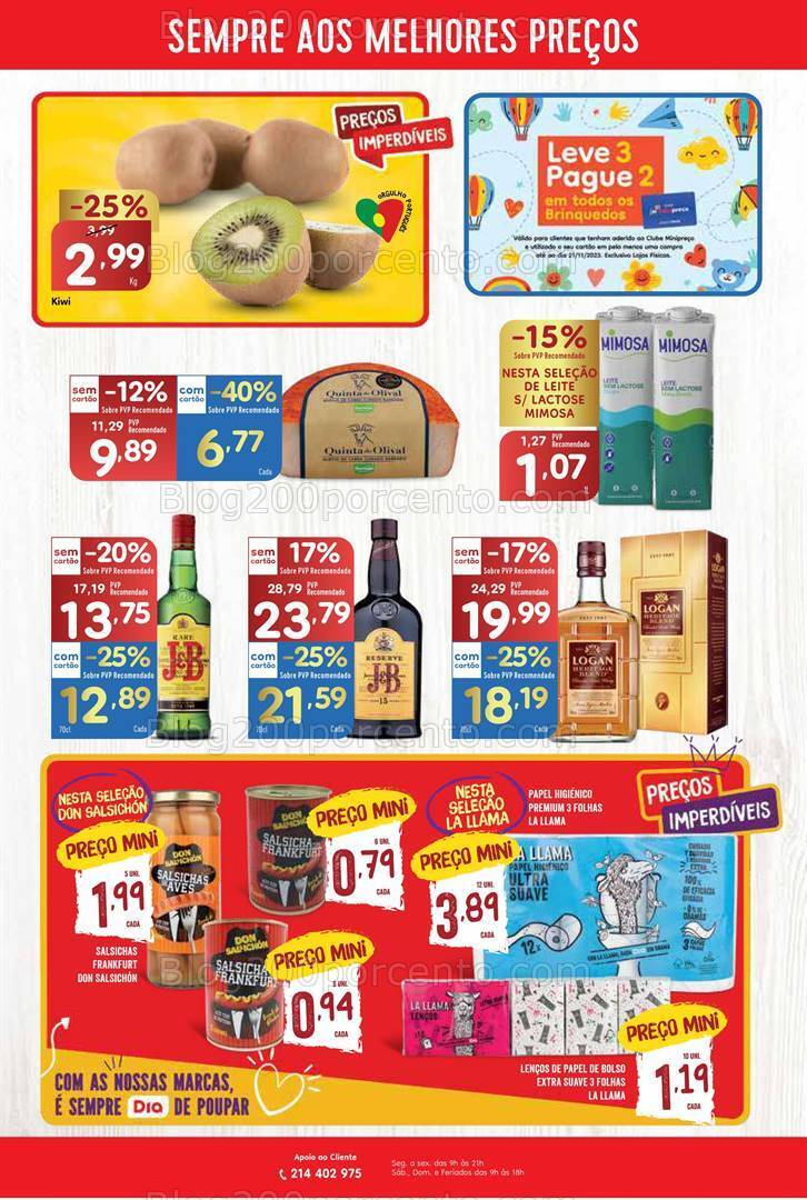 Antevisão Folheto MINIPREÇO Promoções de 23 a 29 novembro