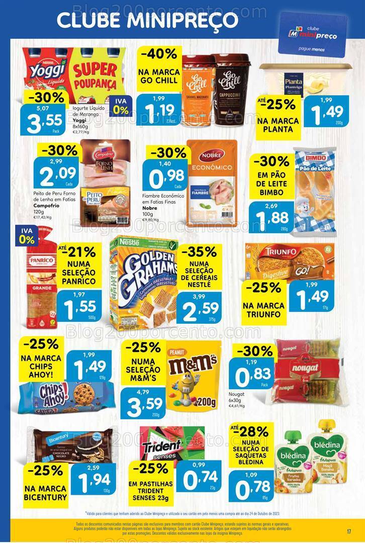 Antevisão Folheto MINIPREÇO Promoções de 26 outubro a 1 novembro