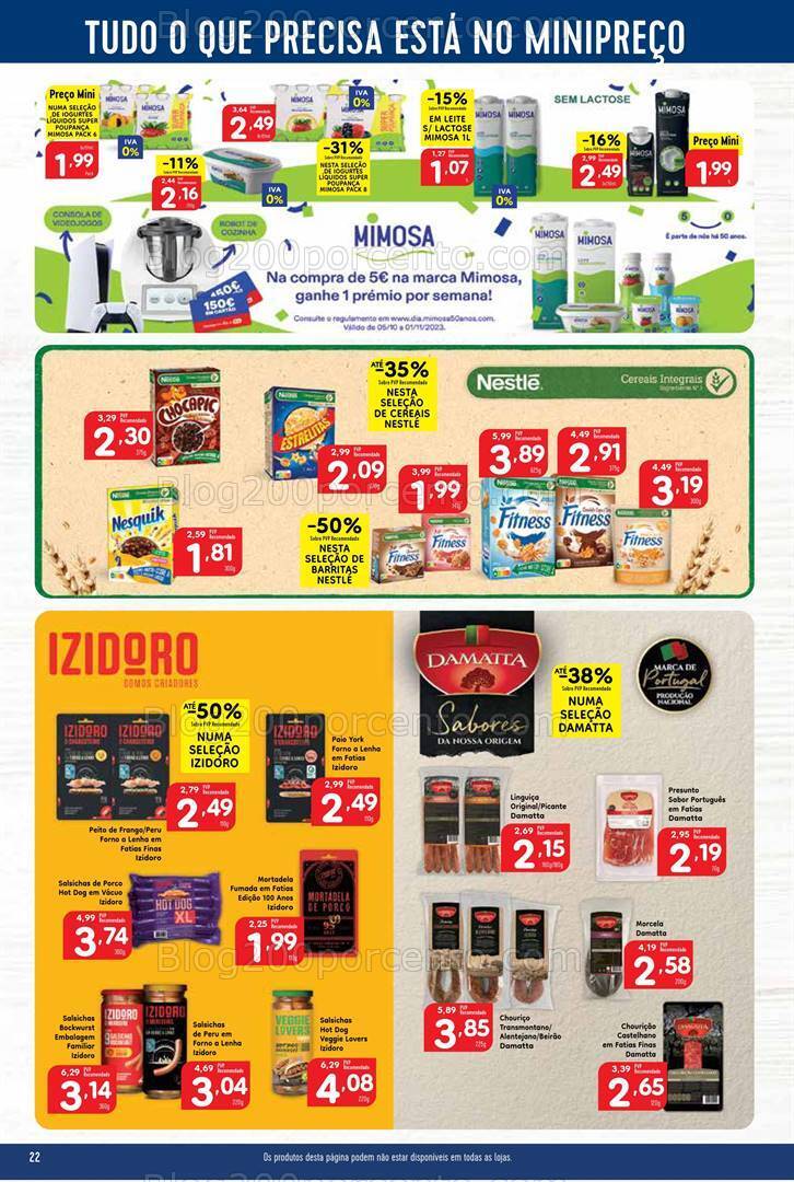 Antevisão Folheto MINIPREÇO Promoções de 26 outubro a 1 novembro