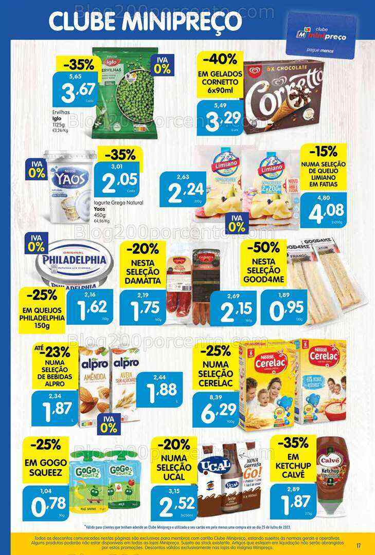 Antevisão Folheto MINIPREÇO Promoções de 27 julho a 2 agosto