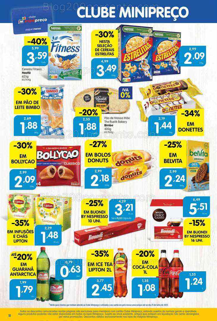 Antevisão Folheto MINIPREÇO Promoções de 27 julho a 2 agosto