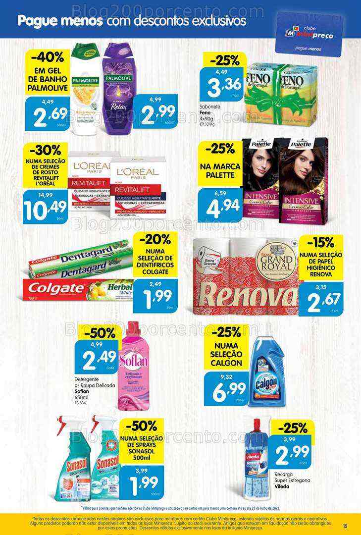 Antevisão Folheto MINIPREÇO Promoções de 27 julho a 2 agosto