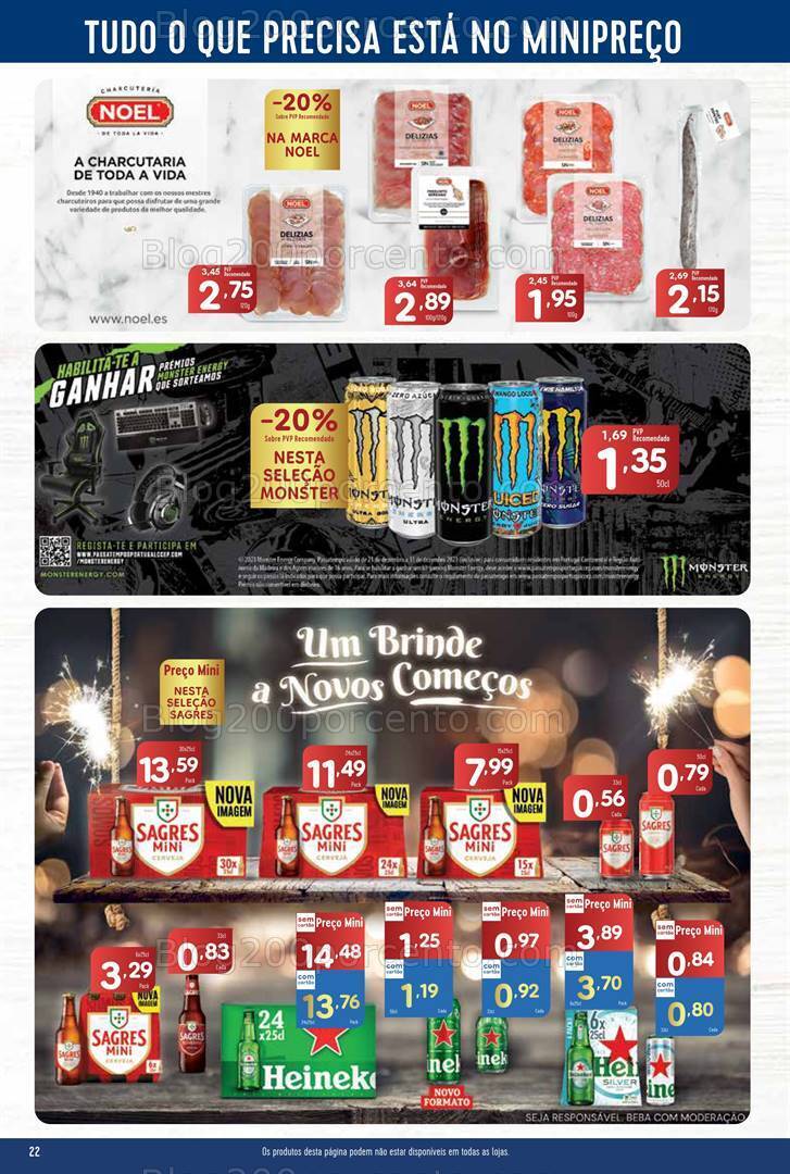 Antevisão Folheto MINIPREÇO Promoções de 28 dezembro a 3 janeiro