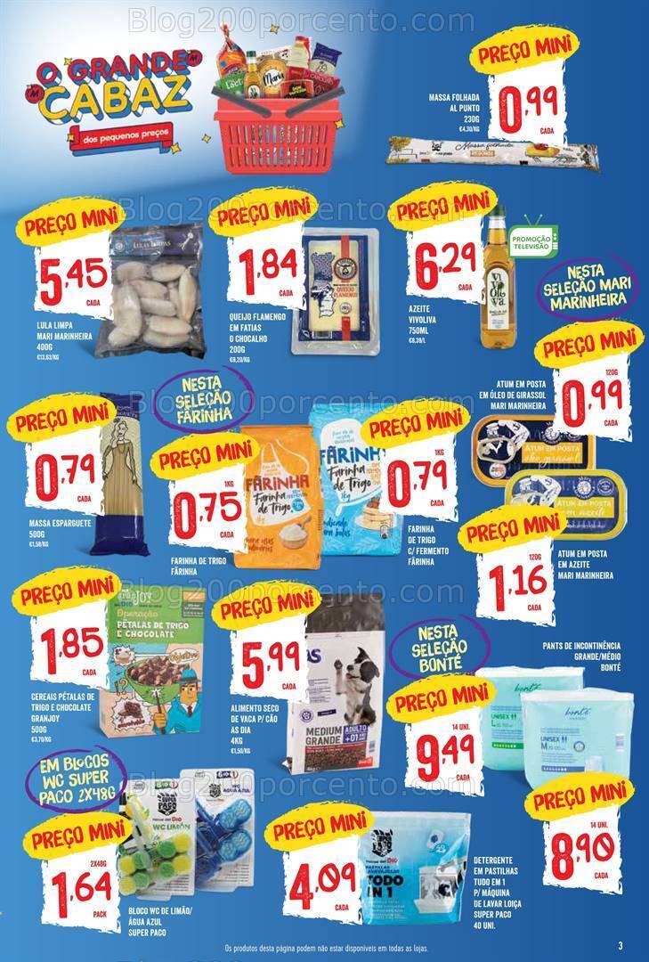 Antevisão Folheto MINIPREÇO Promoções de 28 março a 3 abril