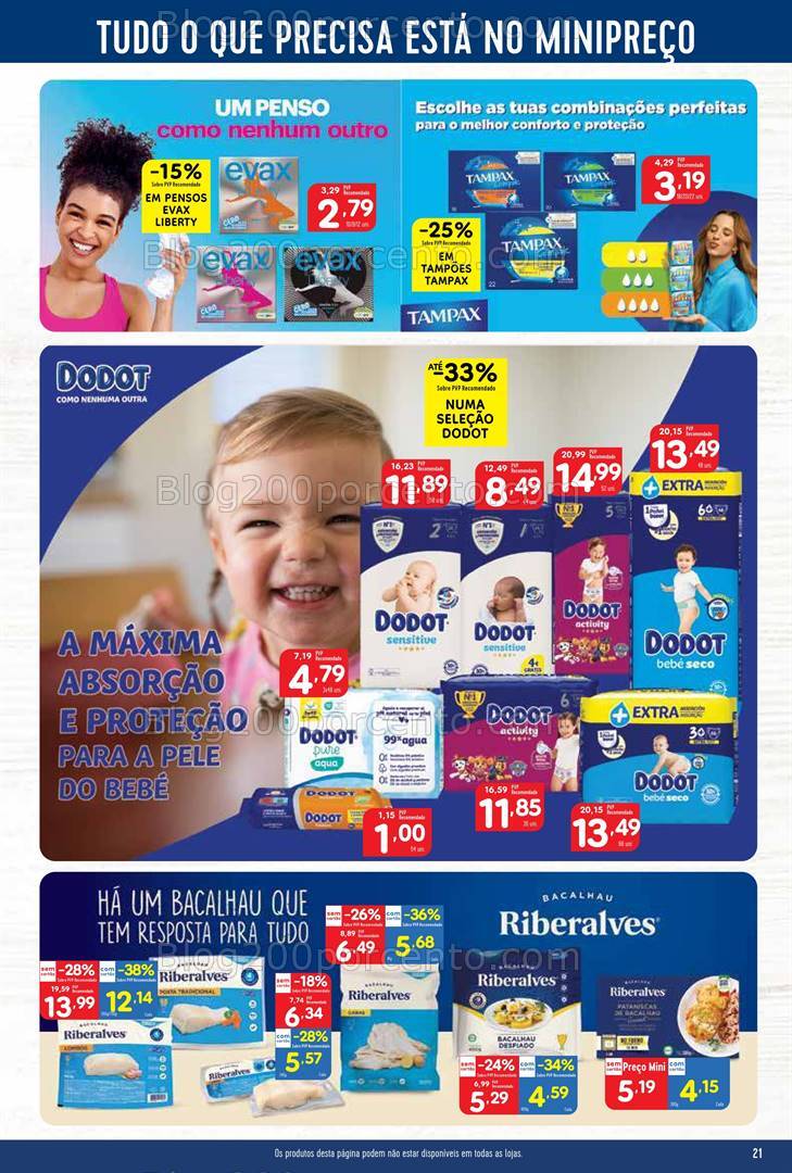 Antevisão Folheto MINIPREÇO Promoções de 29 agosto a 4 setembro