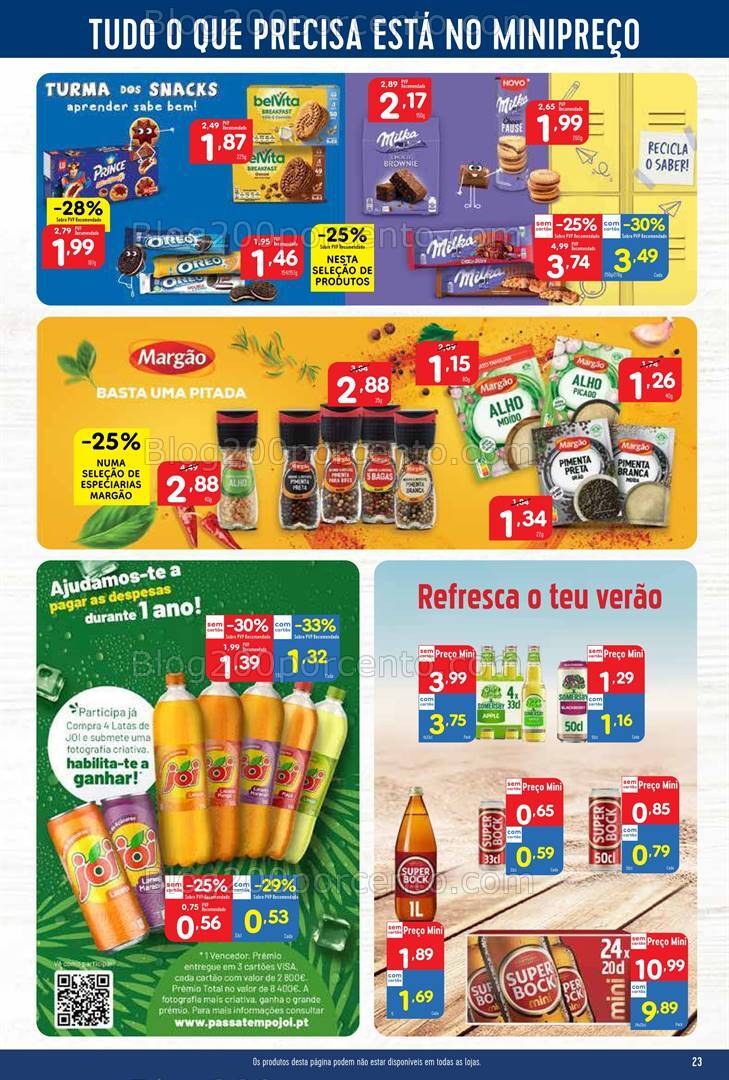Antevisão Folheto MINIPREÇO Promoções de 29 agosto a 4 setembro