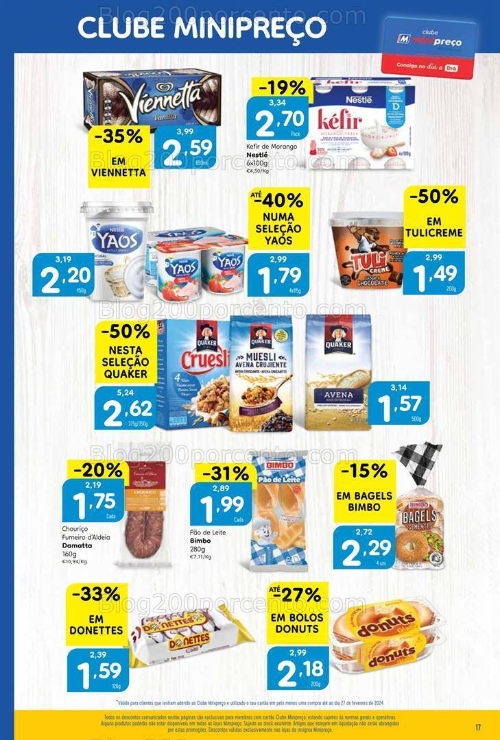 Antevisão Folheto MINIPREÇO Promoções de 29 fevereiro a 6 março