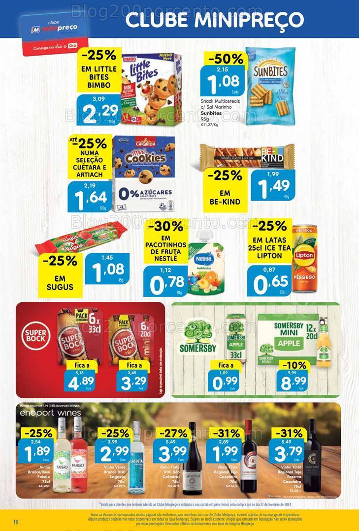 Antevisão Folheto MINIPREÇO Promoções de 29 fevereiro a 6 março