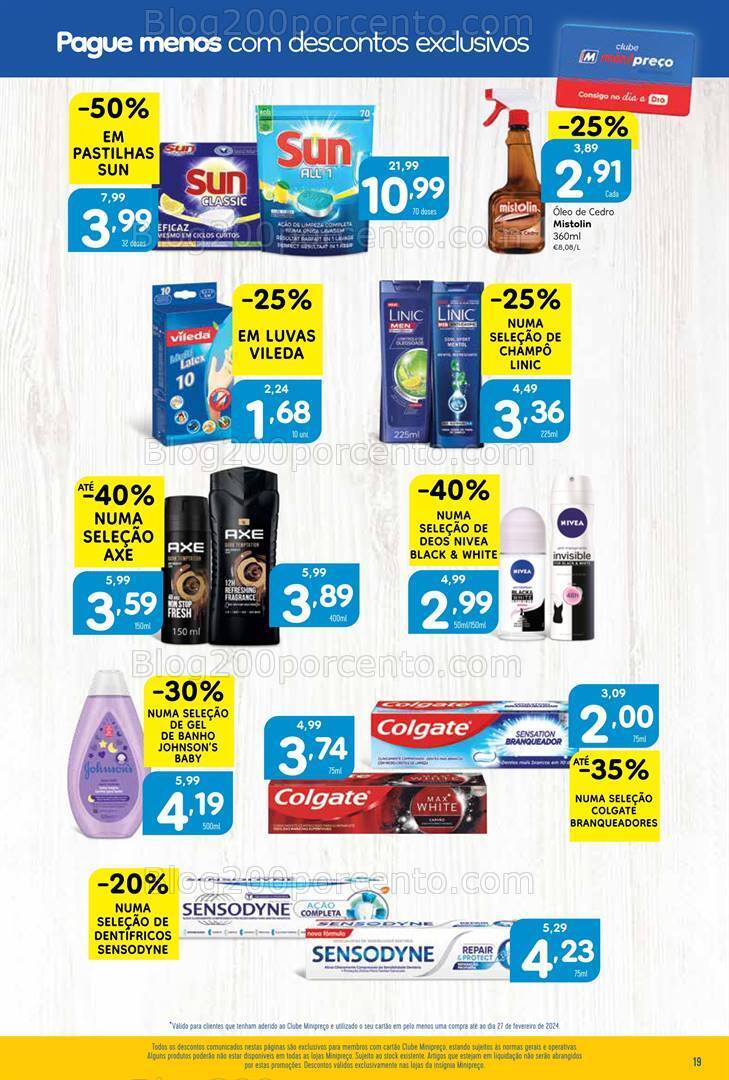 Antevisão Folheto MINIPREÇO Promoções de 29 fevereiro a 6 março