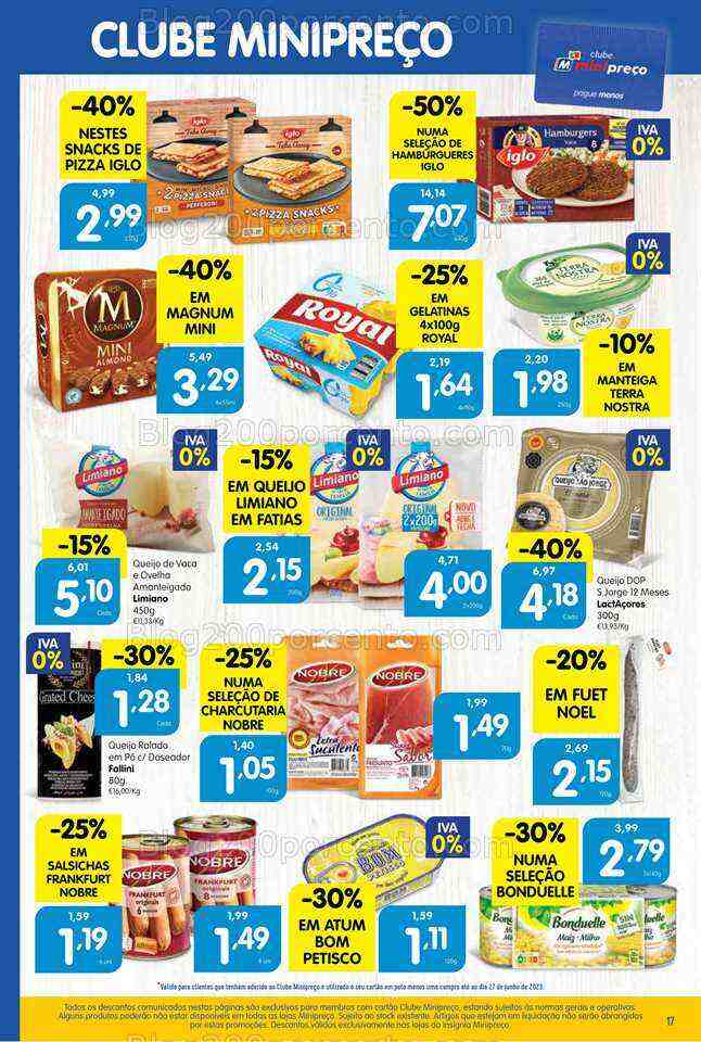 Antevisão Folheto MINIPREÇO Promoções de 29 junho a 5 julho