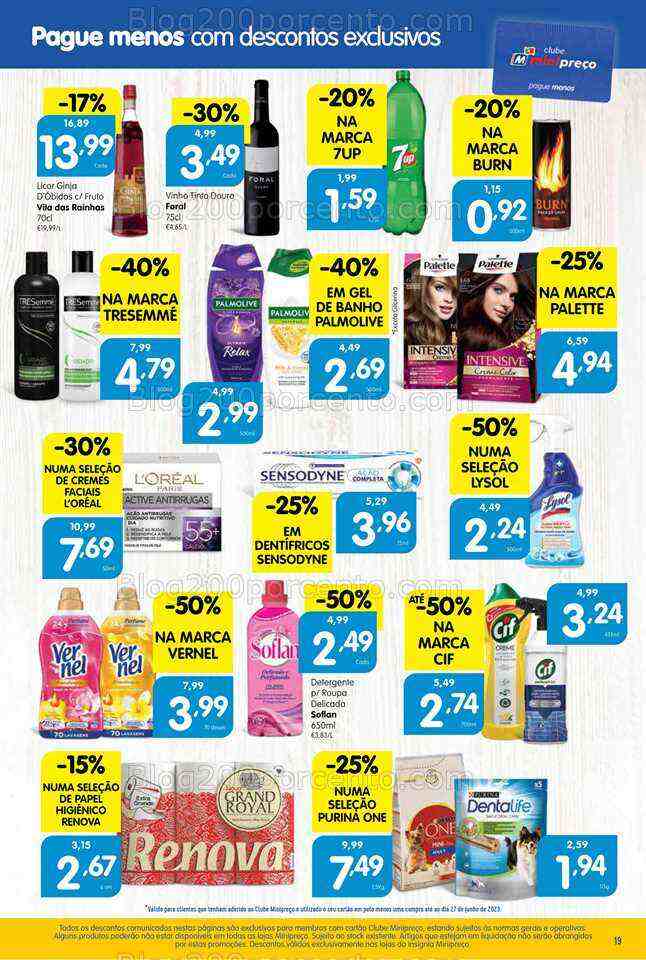 Antevisão Folheto MINIPREÇO Promoções de 29 junho a 5 julho