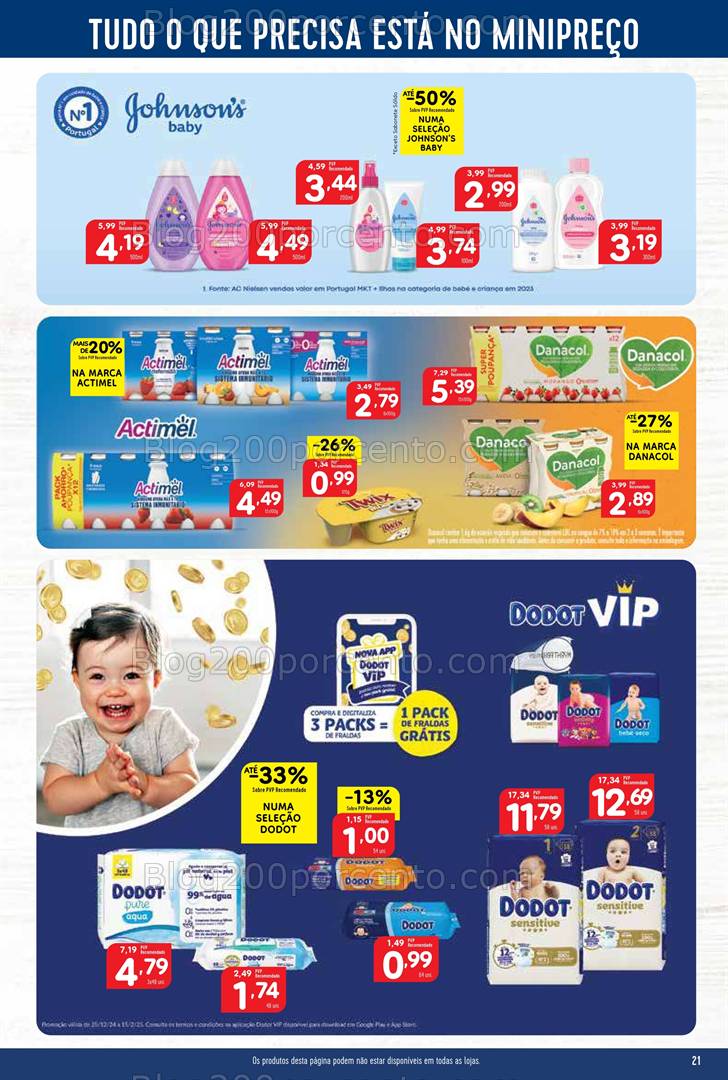 Antevisão Folheto MINIPREÇO Promoções de 2 a 8 janeiro