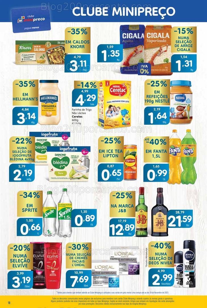 Antevisão Folheto MINIPREÇO Promoções de 30 novembro a 6 dezembro