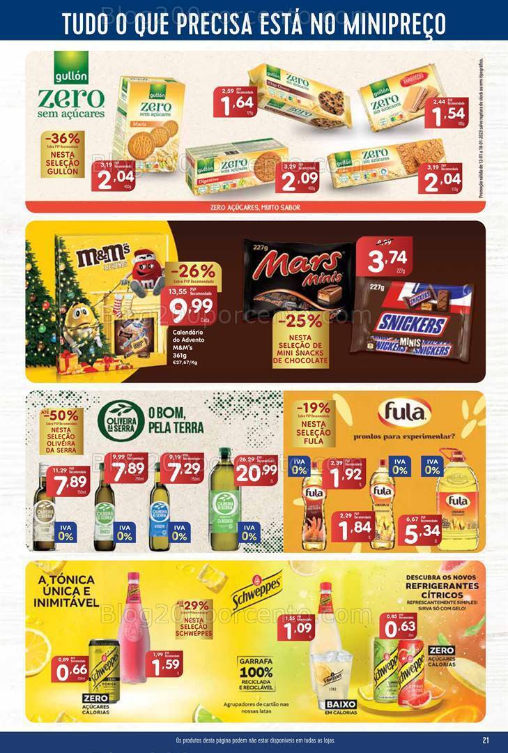 Antevisão Folheto MINIPREÇO Promoções de 30 novembro a 6 dezembro