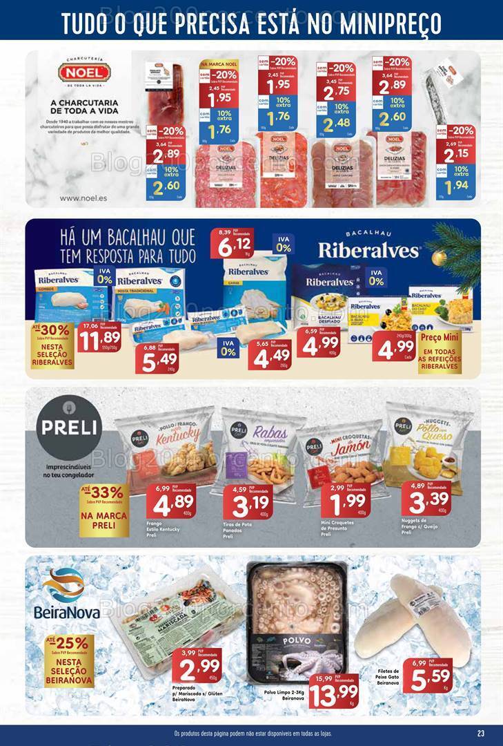 Antevisão Folheto MINIPREÇO Promoções de 30 novembro a 6 dezembro