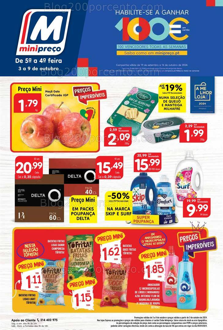 Antevisão Folheto MINIPREÇO Promoções de 3 a 9 outubro