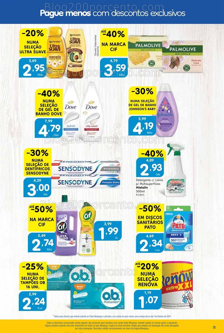 Antevisão Folheto MINIPREÇO Promoções de 3 a 9 outubro