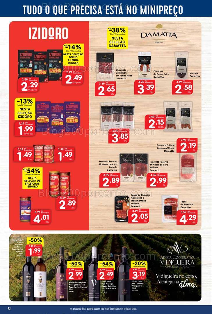 Antevisão Folheto MINIPREÇO Promoções de 3 a 9 outubro