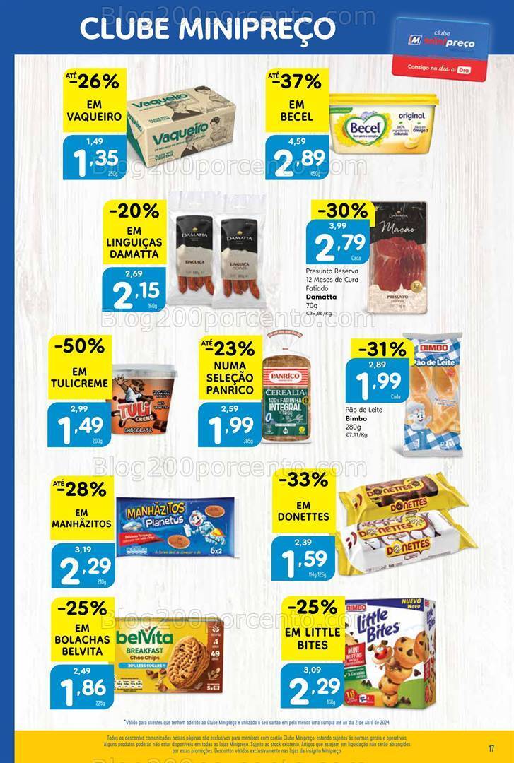 Antevisão Folheto MINIPREÇO Promoções de 4 a 10 abril