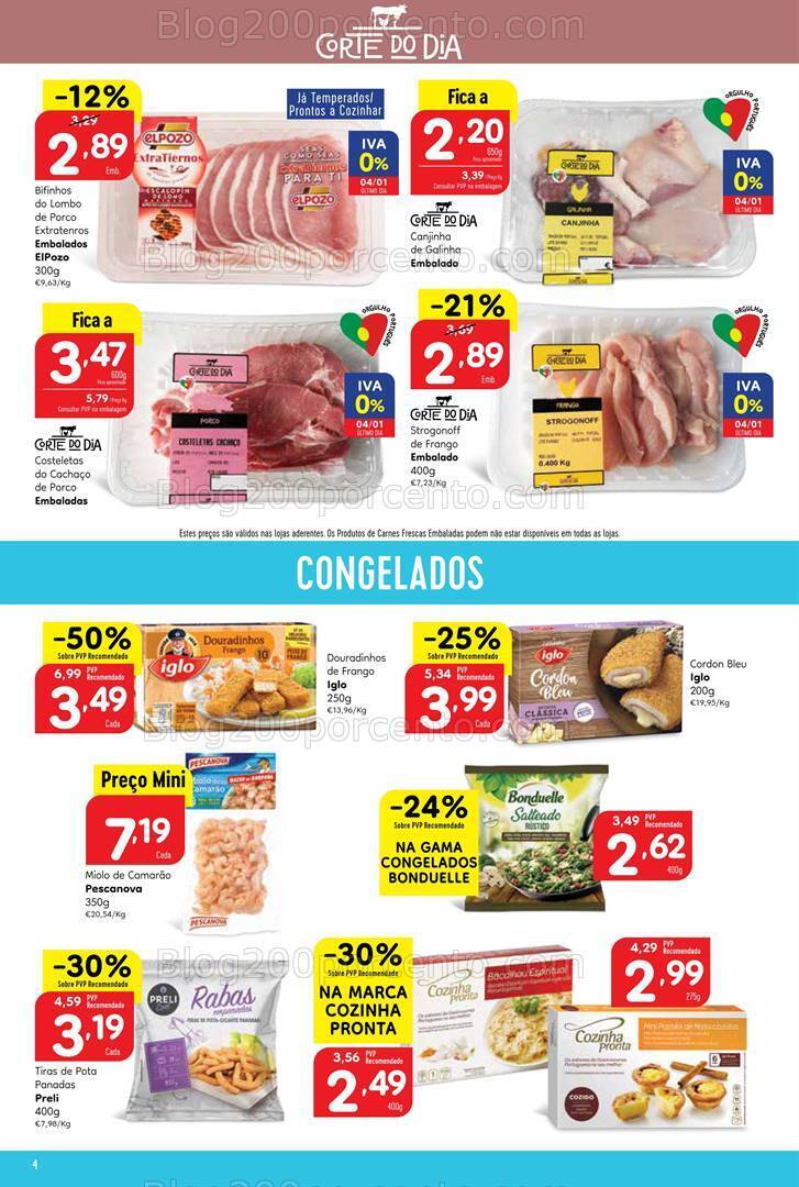 Antevisão Folheto MINIPREÇO Promoções de 4 a 10 janeiro