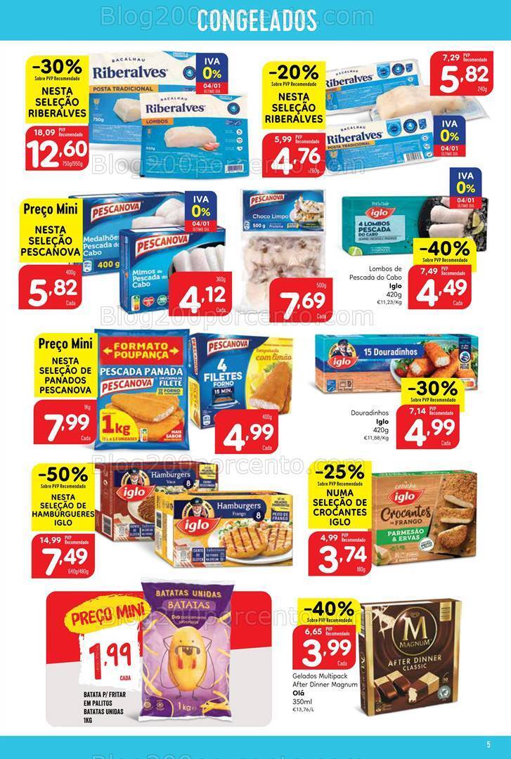 Antevisão Folheto MINIPREÇO Promoções de 4 a 10 janeiro