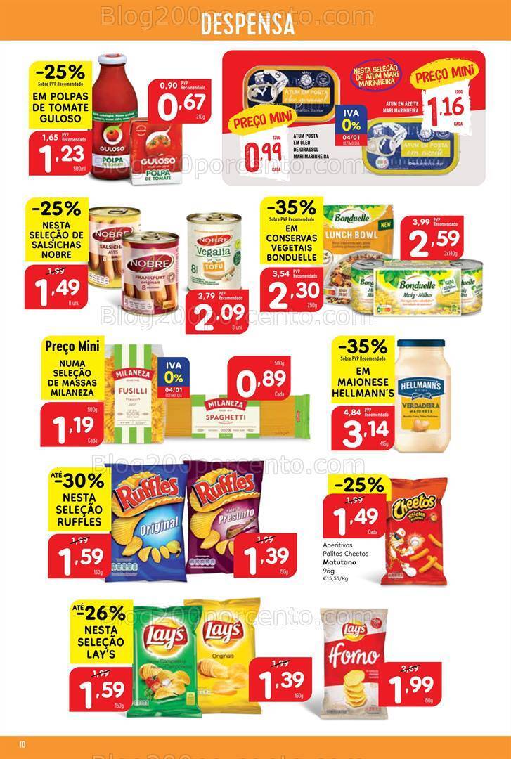 Antevisão Folheto MINIPREÇO Promoções de 4 a 10 janeiro