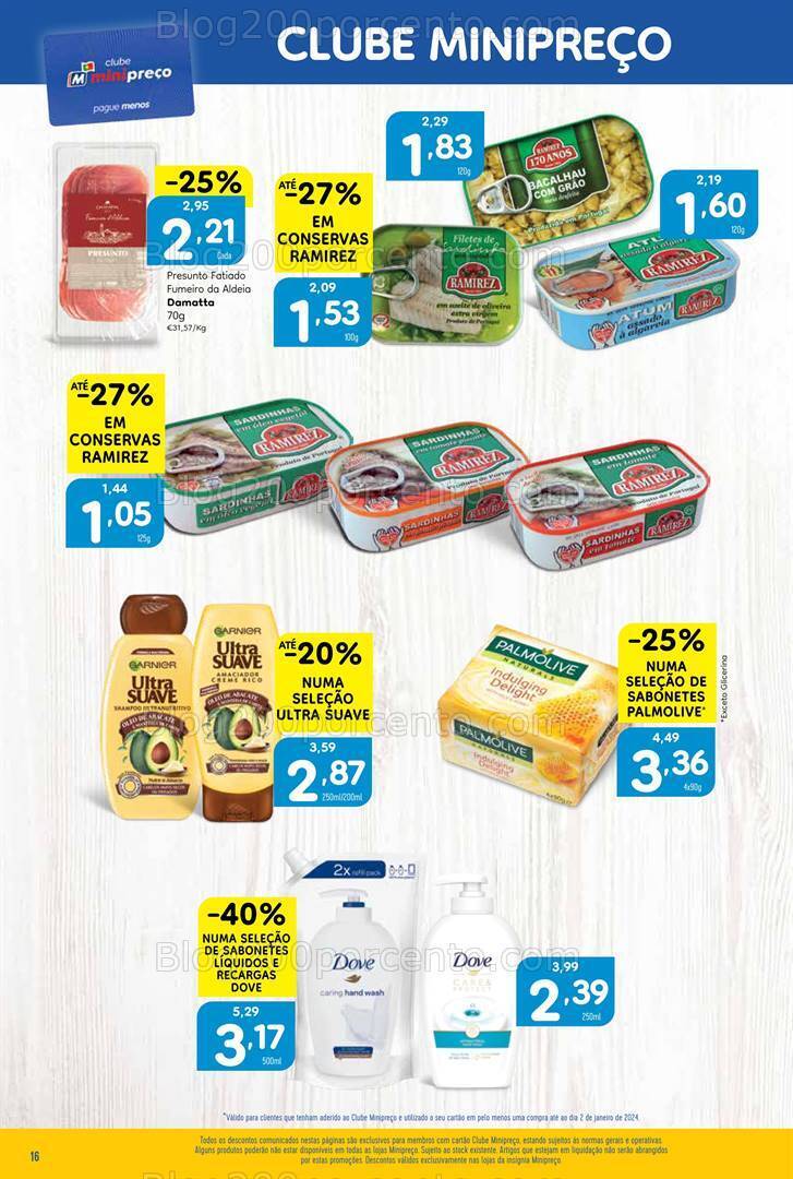 Antevisão Folheto MINIPREÇO Promoções de 4 a 10 janeiro