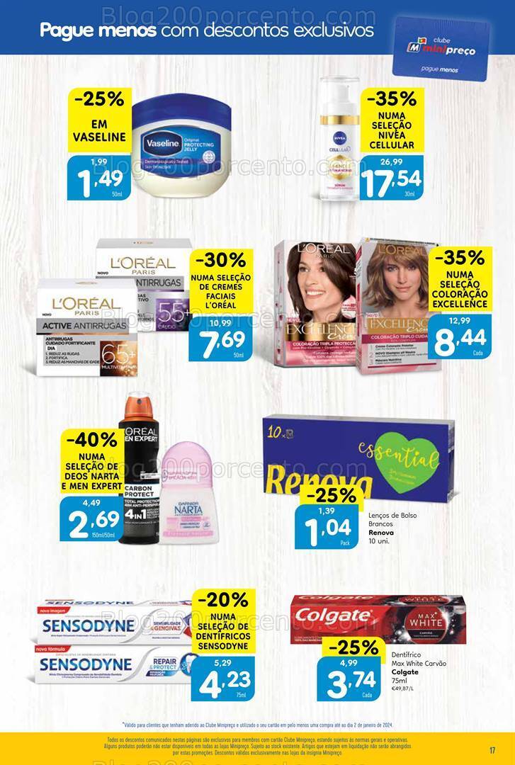 Antevisão Folheto MINIPREÇO Promoções de 4 a 10 janeiro